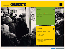 Tablet Screenshot of fondazionecorrente.org